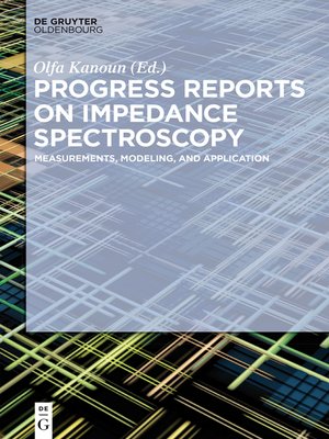 cover image of Progress Reports on Impedance Spectroscopy
